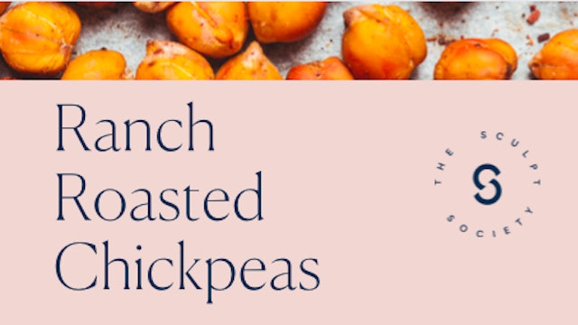 RANCH ROASTED CHICKPEAS RECIPE 