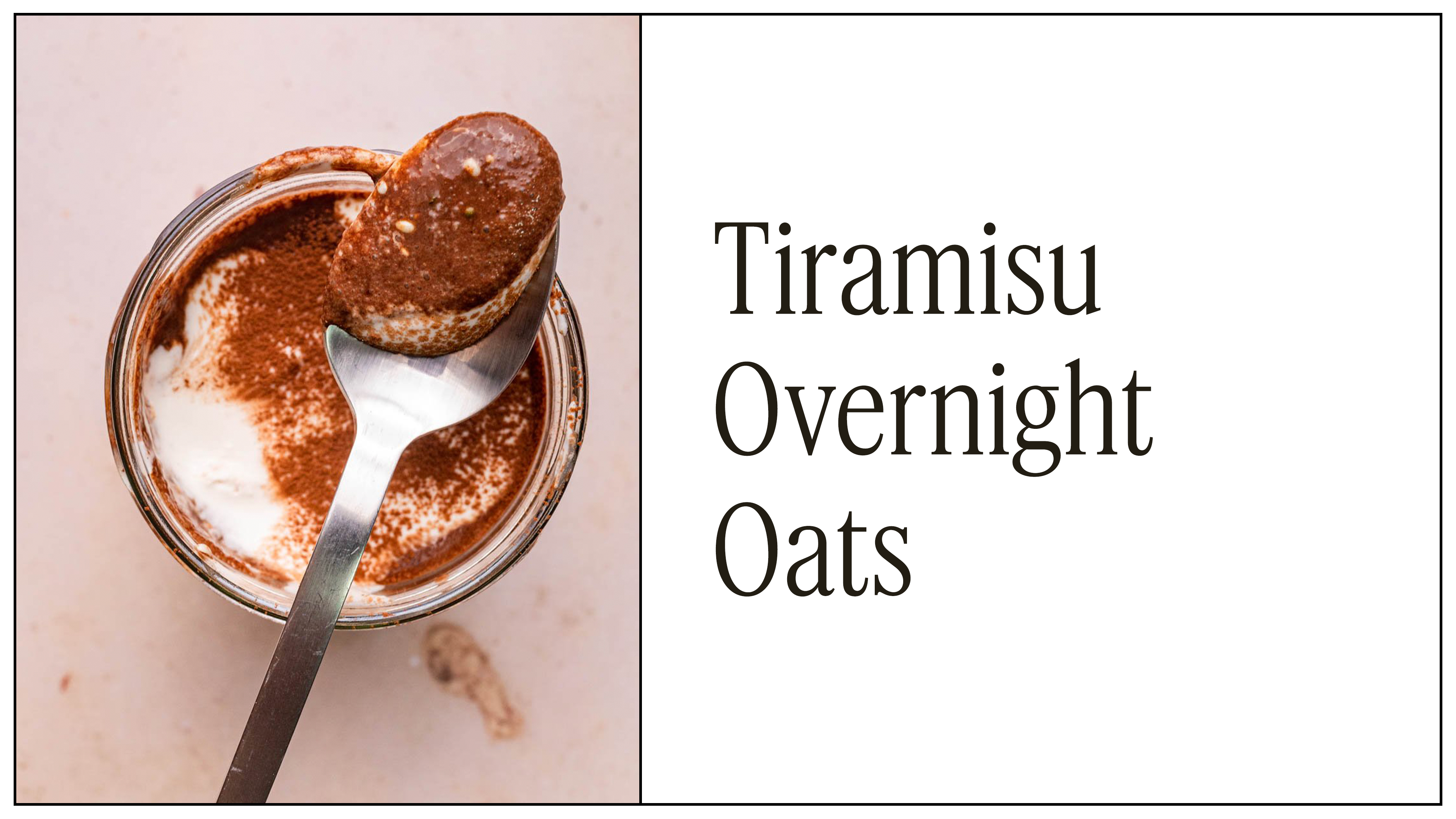 Tiramisu Overnight Oats