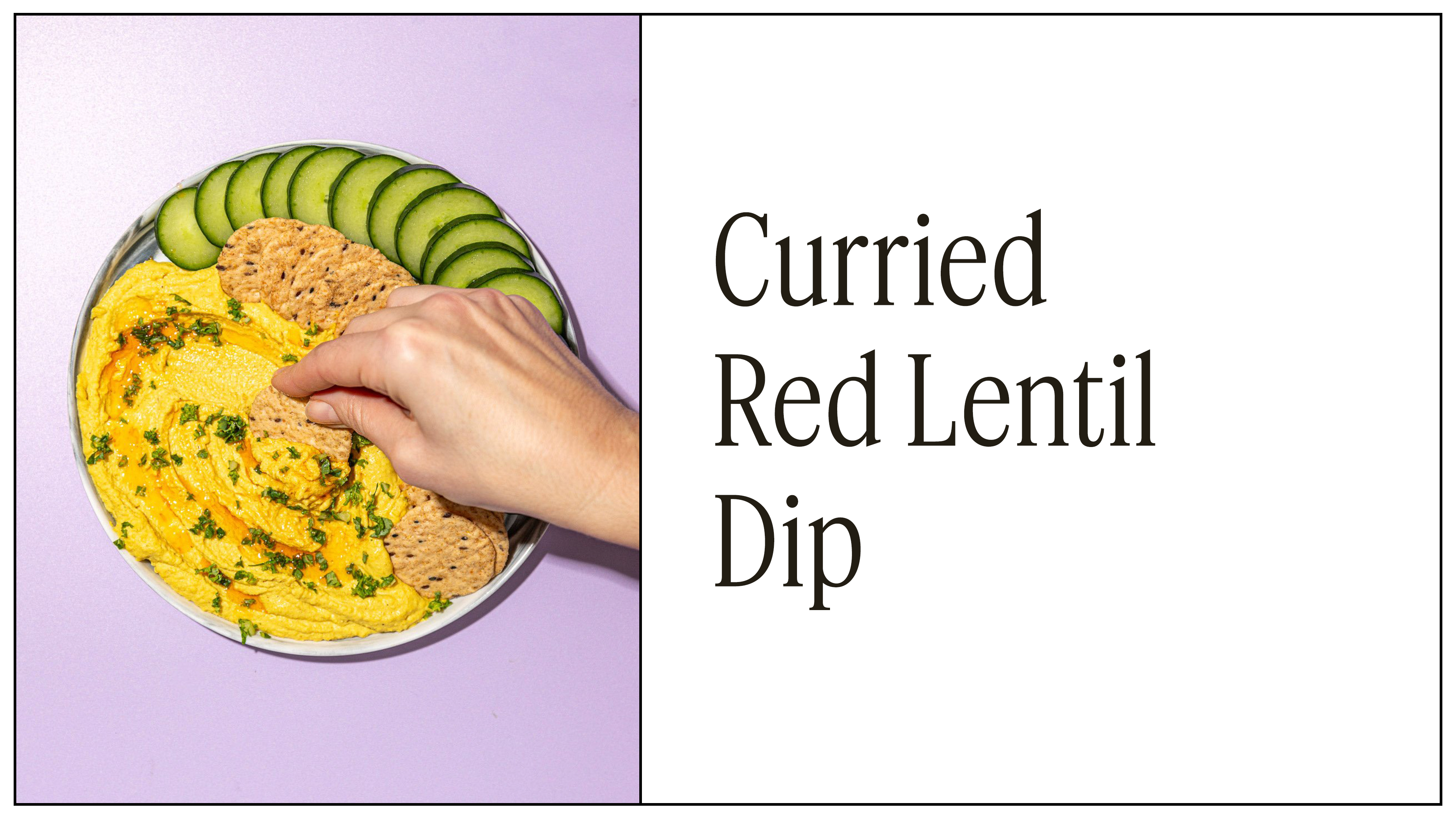 Curried Red Lentil Dip