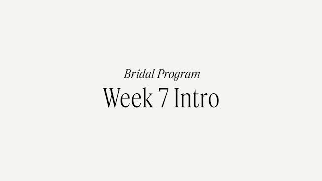 WEEK 7 INTRO