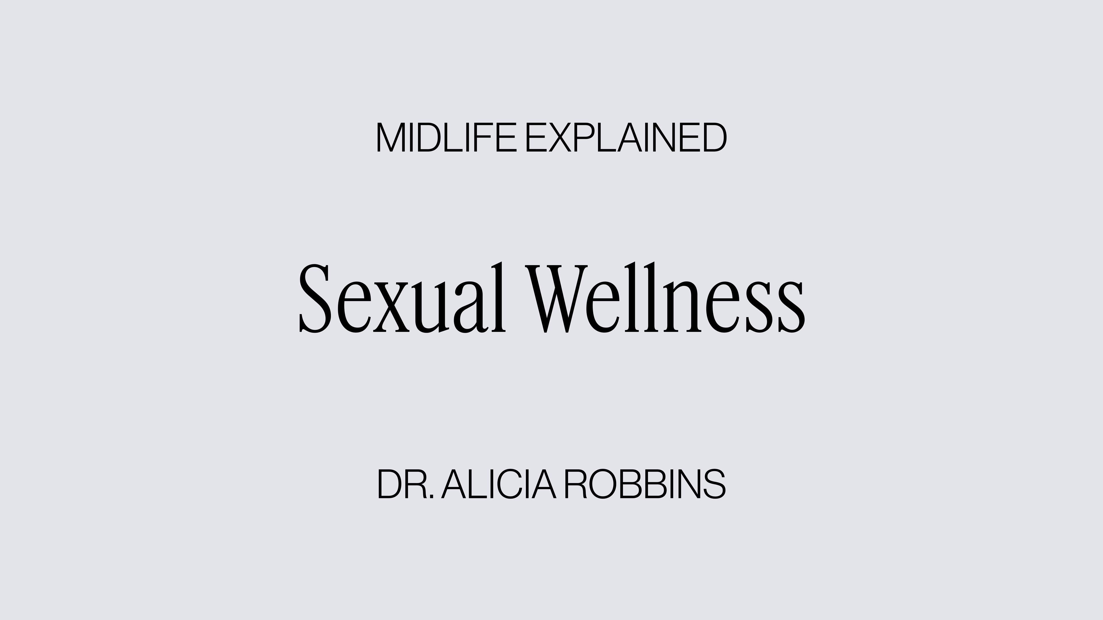 Sexual Wellness