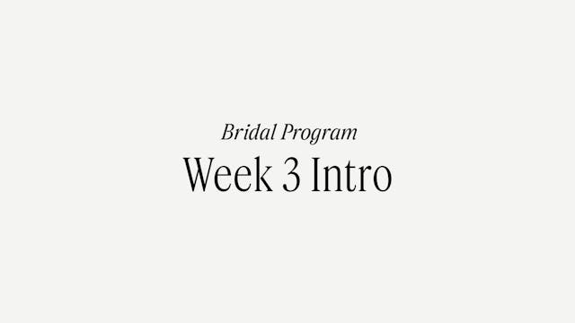 WEEK 3 INTRO