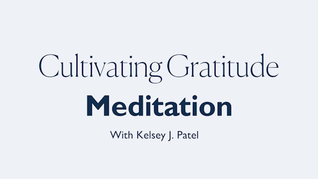 6MIN CULTIVATING GRATITUDE GUIDED MEDITATION 