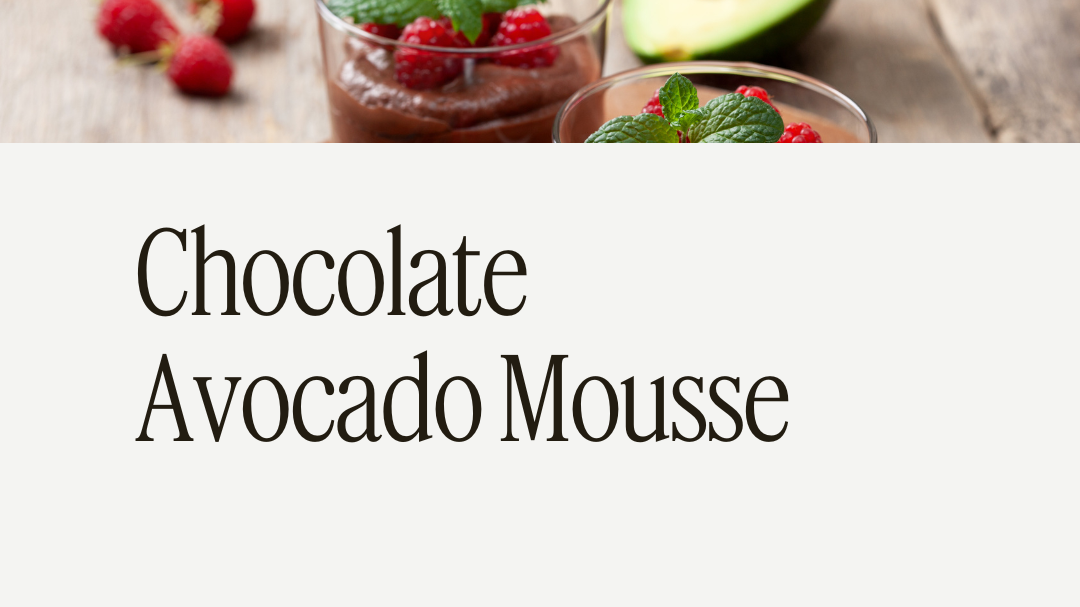 Chocolate Avocado Mousse Recipe