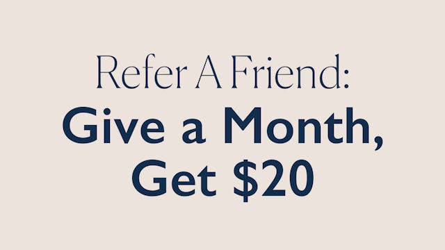 REFERRAL PROGRAM! Give 1 month, get $...