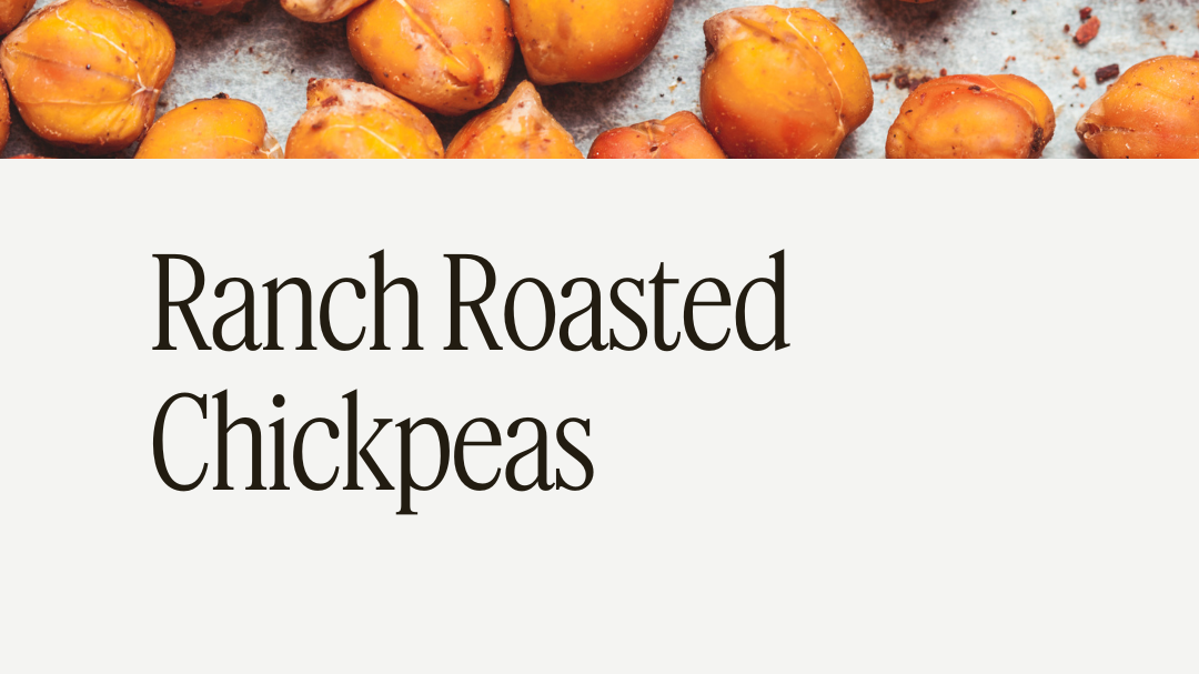 Ranch Roasted Chickpeas Recipe