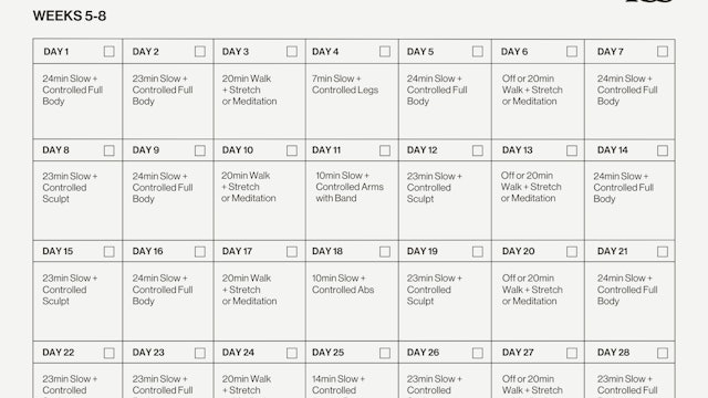Beginner Program Pt 2 Calendar