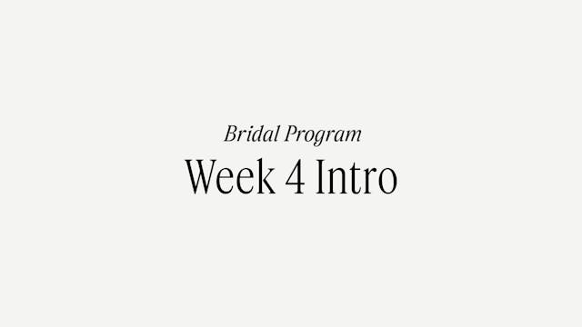 WEEK 4 INTRO
