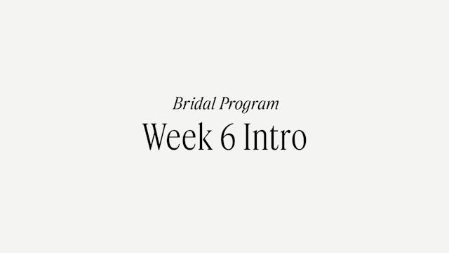 WEEK 6 INTRO