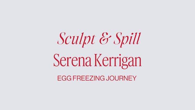 SCULPT + SPILL WITH SERENA KERRIGAN: ...