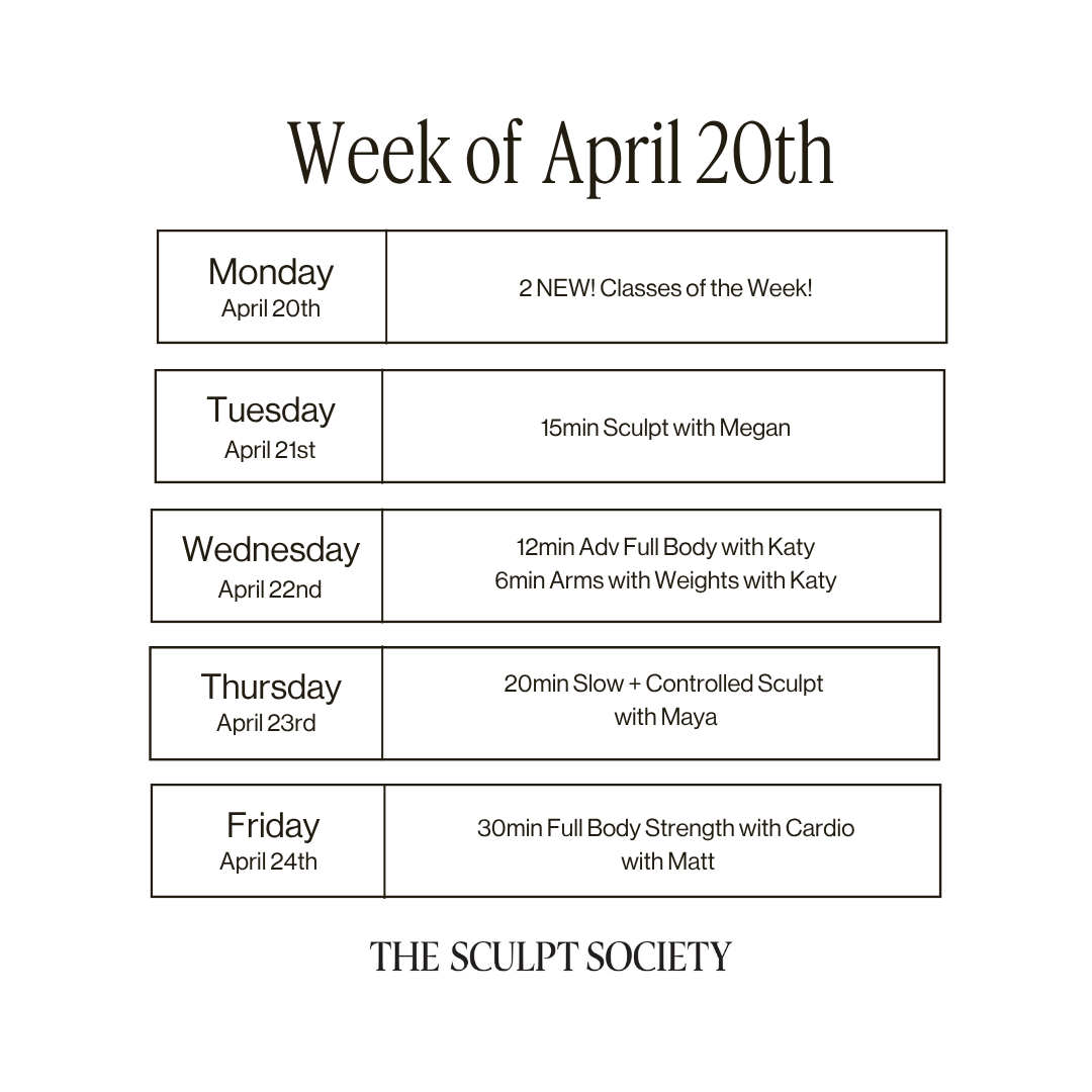 April 20th-April 25th