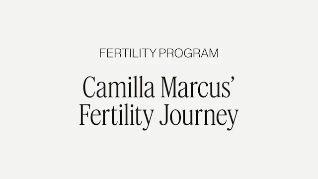FERTILITY SCULPT & SPILL WITH CAMILLA...