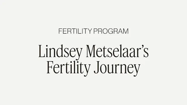 FERTILITY SCULPT + SPILL WITH LINDSEY...