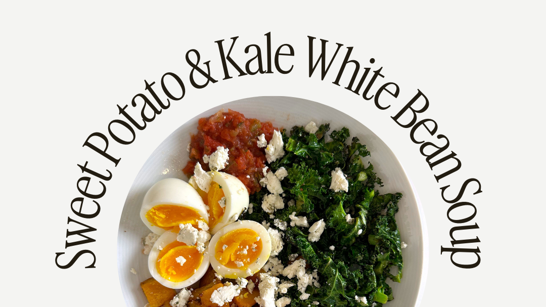Sweet Potato & Kale White Bean Soup Recipe