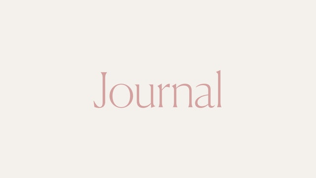 Bridal Program Journal