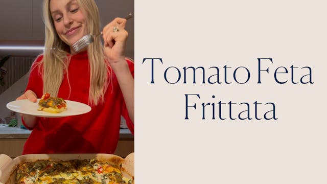 TOMATO FETA FRITTATA