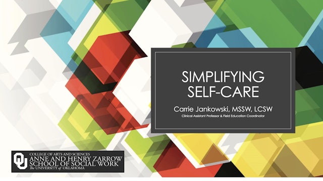 Simplifying Self Care
