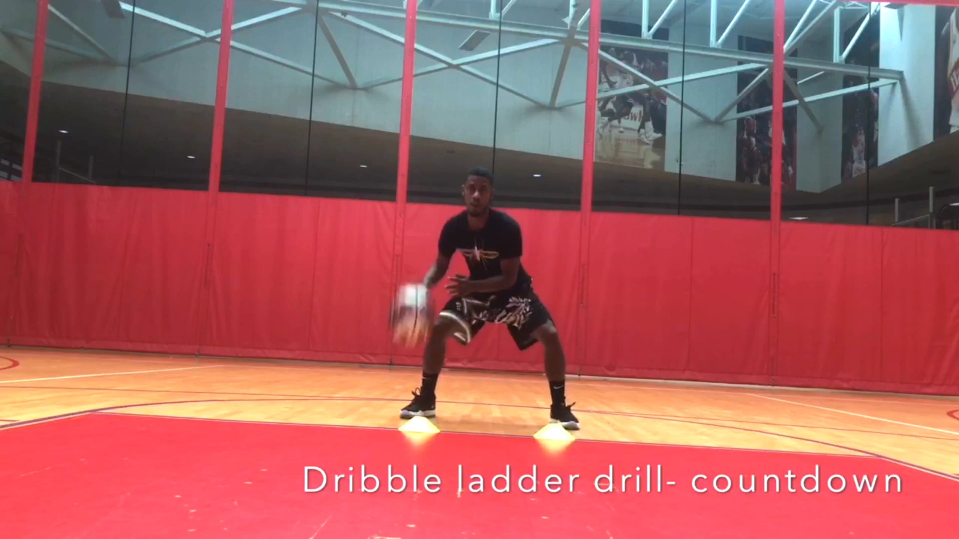 Dribble Ladder Countdown Drill W/Coach Squito