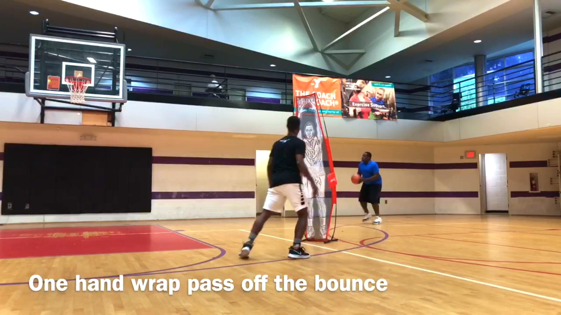 One Hand Wrap Around Pass How To W/Coach Squito
