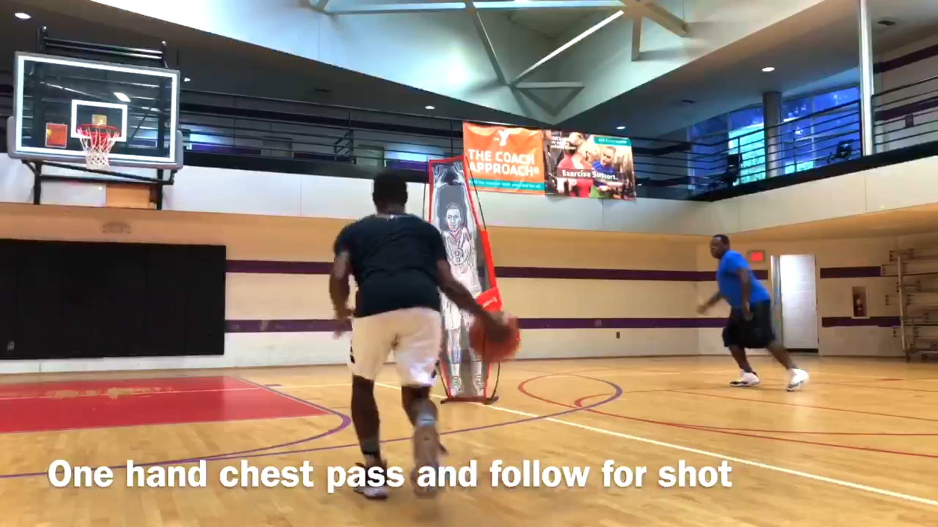 One Hand Chest Pass Follow For the Shot How to W/Coach Squito