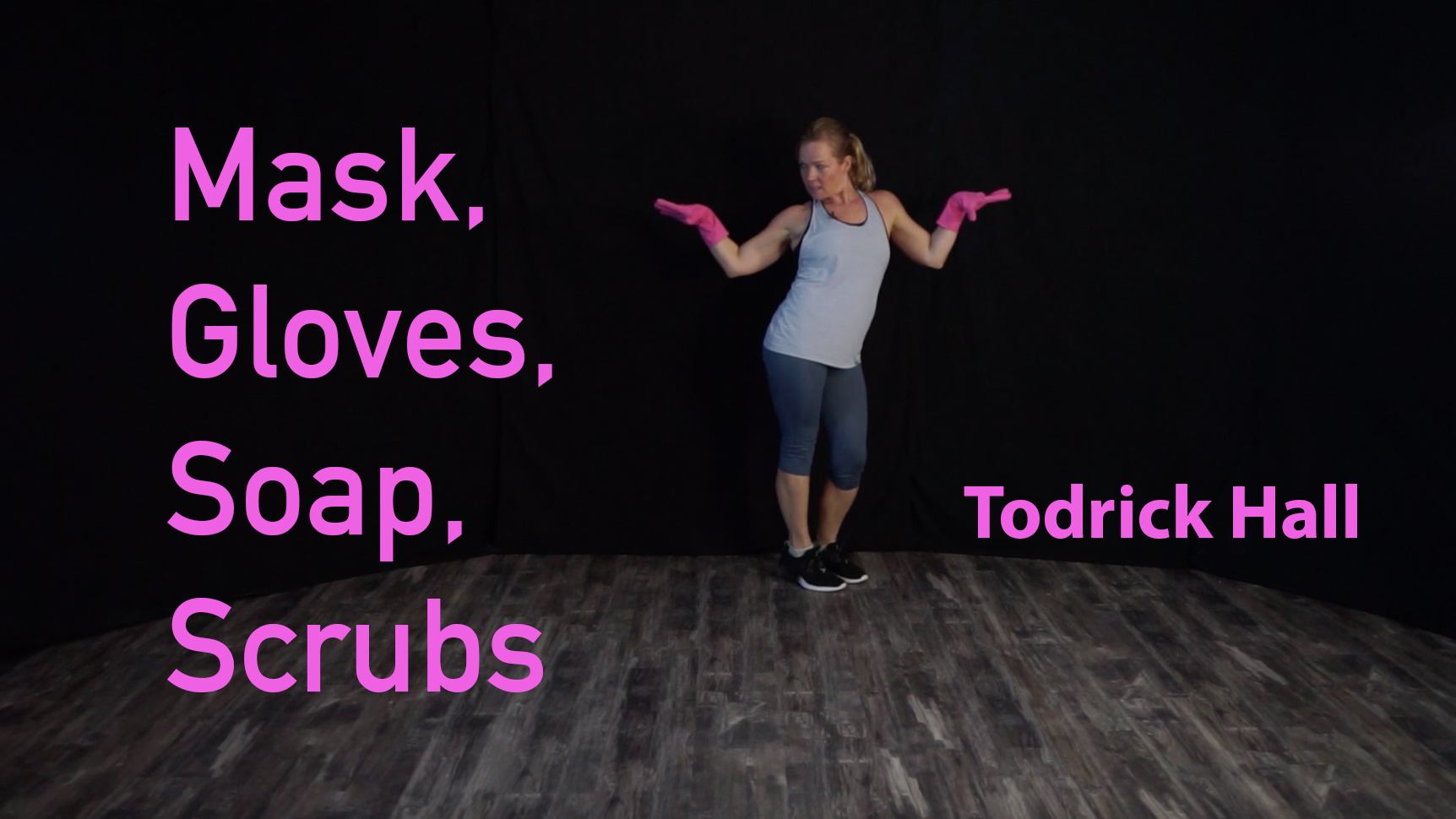 Mask, Gloves, Soap, Scrubs