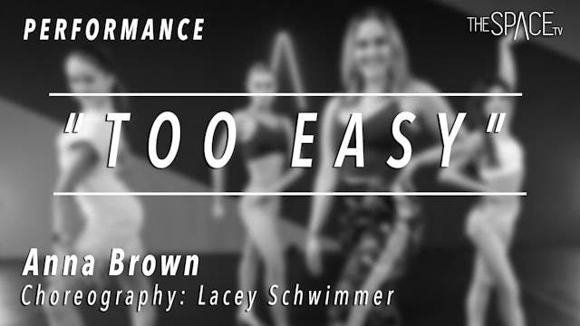 PERFORMANCE: Anna Brown / Ballroom Rumba "Too Easy" by Lacey Schwimmer