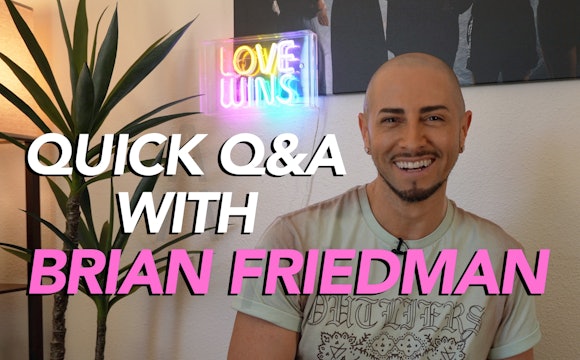 QUICK Q&A / Brian Friedman