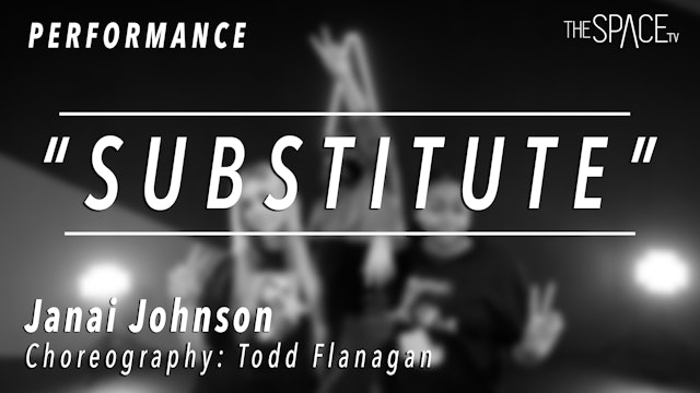 PERFORMANCE: Janai Johnson / TikTok Tuesday "Substitute" by Todd Flanagan