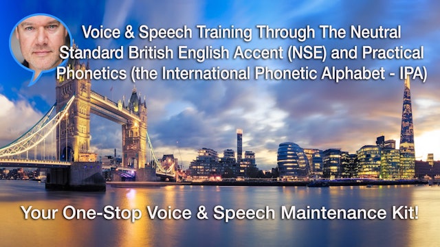 Voice & Speech Training - LIFETIME ACCESS
