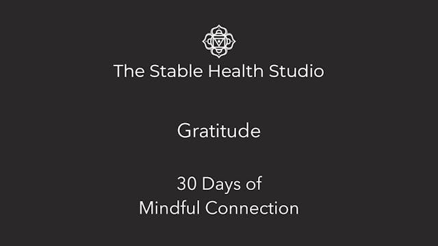 Gratitude