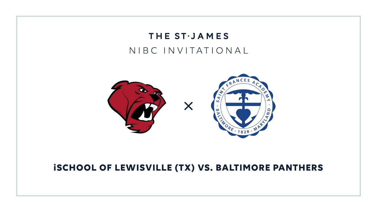 NIBC - iSchool v. Bmore Panthers – 1/16 4:00pm ET