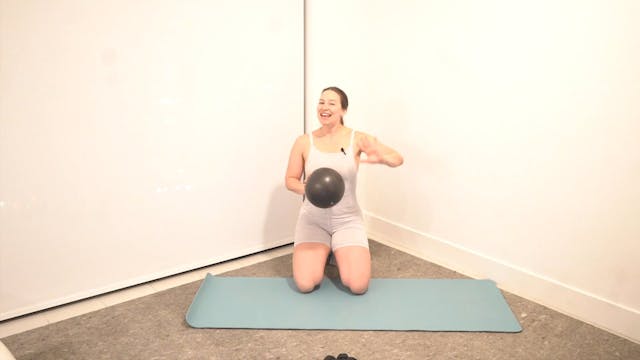 Mini Series- Ab focus with Pilates Ball