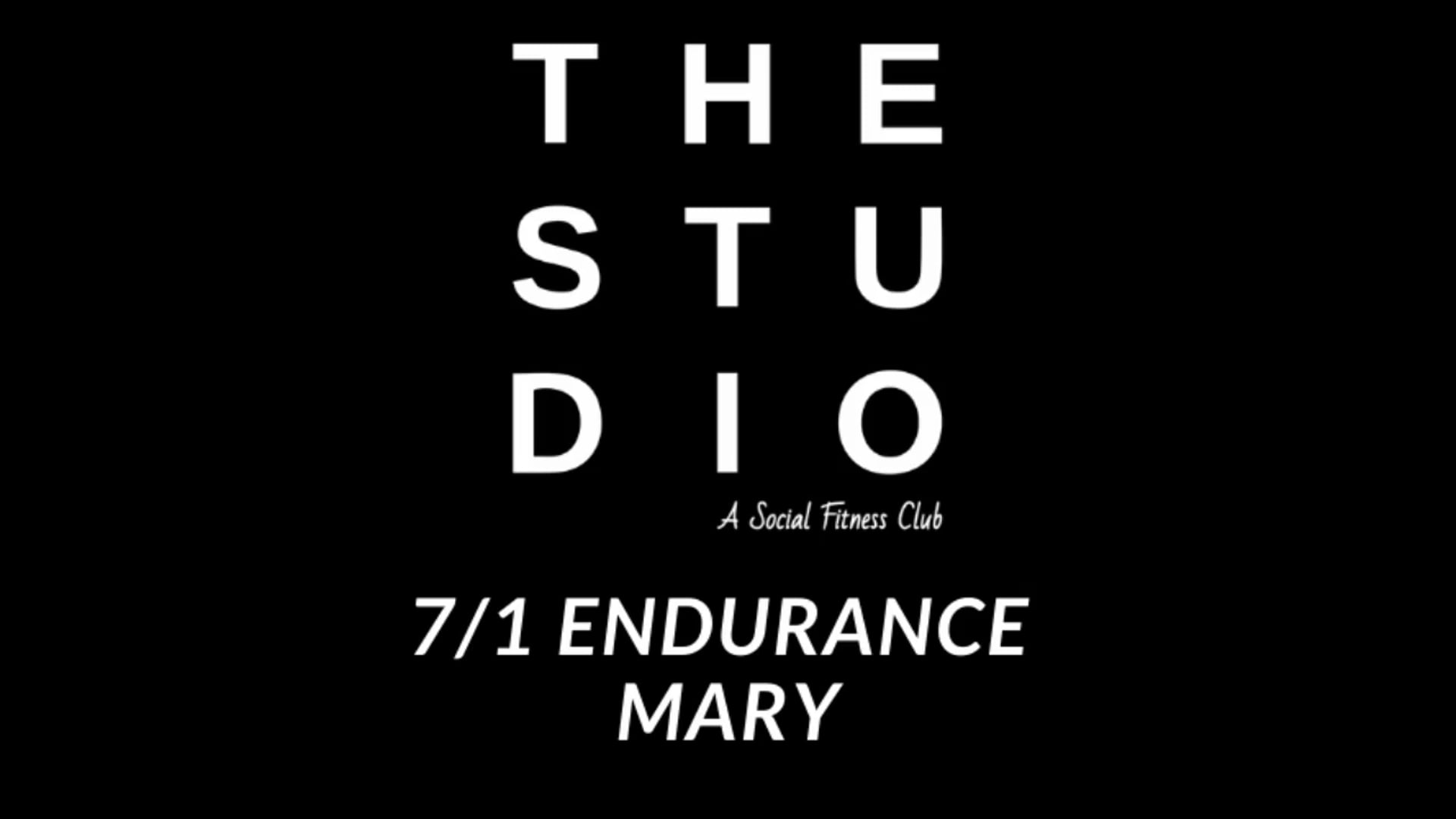 7/1 Endurance - Mary