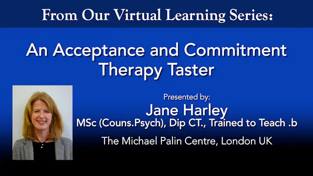 An Acceptance and Commitment Therapy Taster