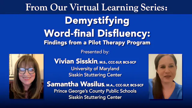 Demystifying Word-Final Disfluency: F...