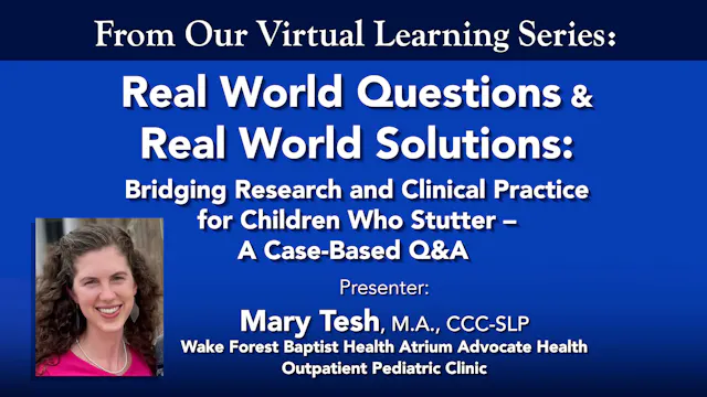 Real World Questions & Real World Solutions: Bridging Research-Clinical Practice