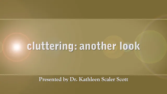 Cluttering: Another Look (#9720)