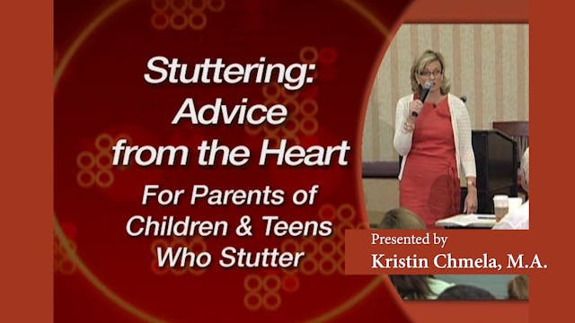 Stuttering: Advice From The Heart (#6550)