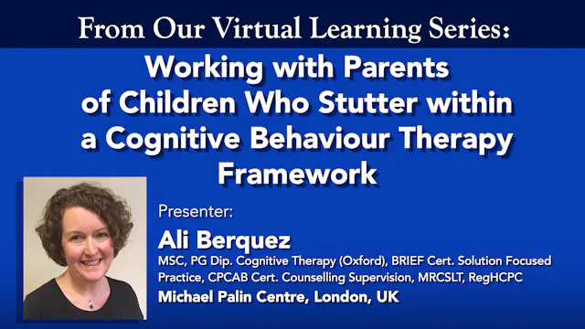Working with Parents of CWS within CBT Framework