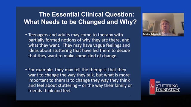 TSF Webinar - Zebrowski_Stuttering Therapy