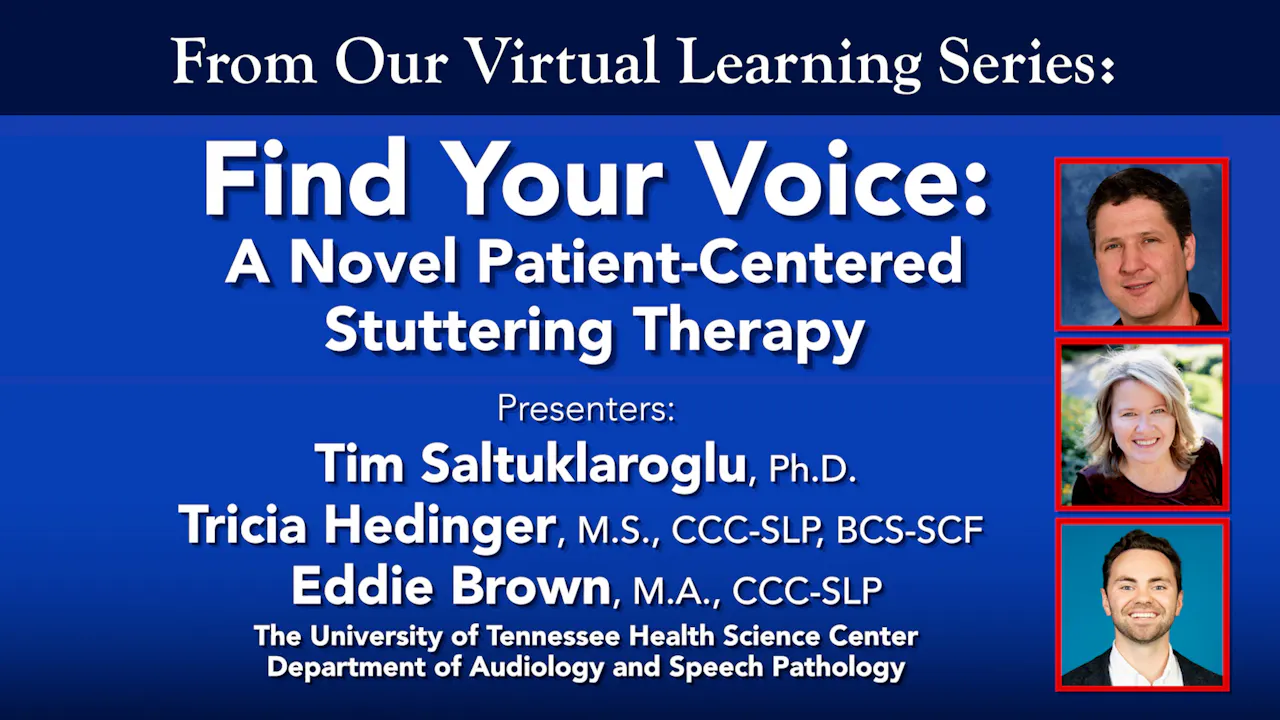 Find Your Voice: A Novel Patient-Centered Therapy