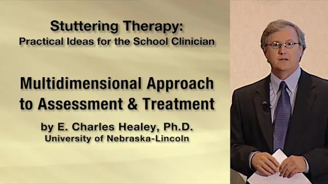 Stuttering Therapy: Multidimensional Approach to Assessment & Treatment (9503)