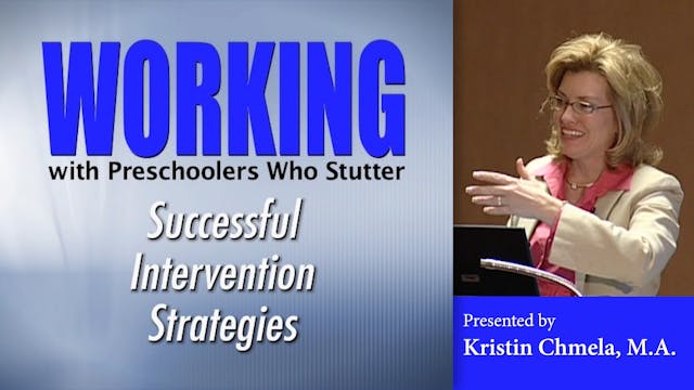 Working with PreSchoolers Who Stutter...