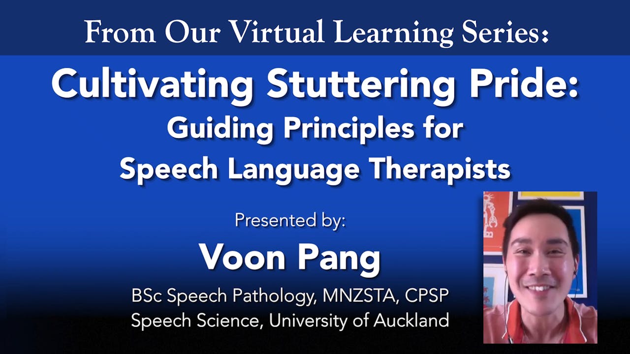 Cultivating Stuttering Pride: Guiding Principles