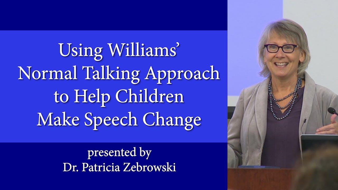 Using Williams' Normal Talking Approach (#6325)