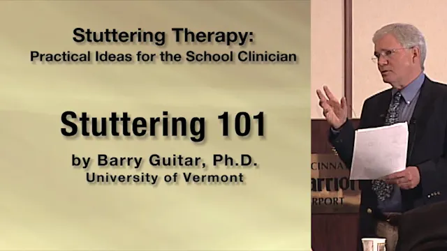 Stuttering Therapy: Stuttering 101 (#9501)