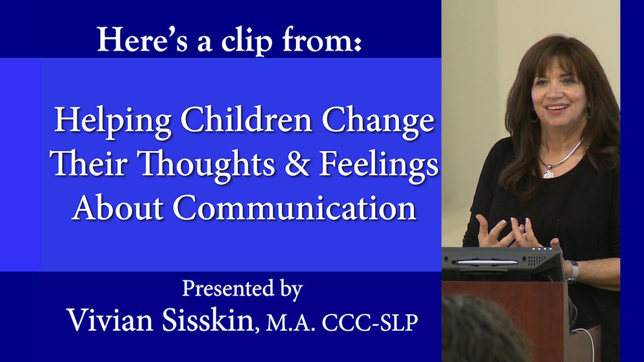 Helping Children Change Thoughts & Feelings