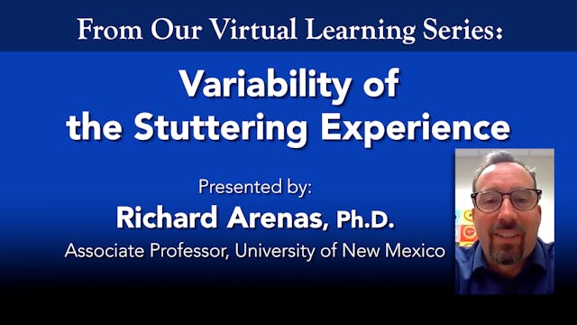 Variability of the Stuttering Experience