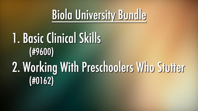 Biola University Bundle