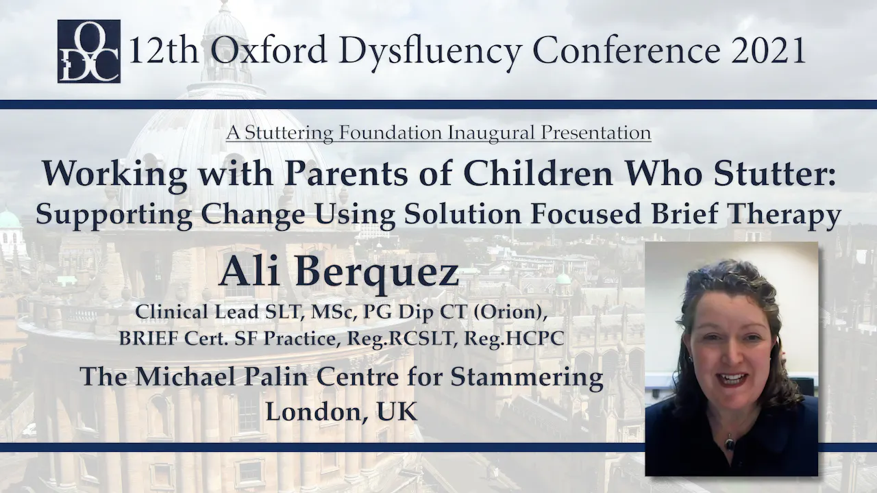 Working with Parents of Children Who Stutter